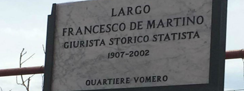 Largo Francesco De Martino